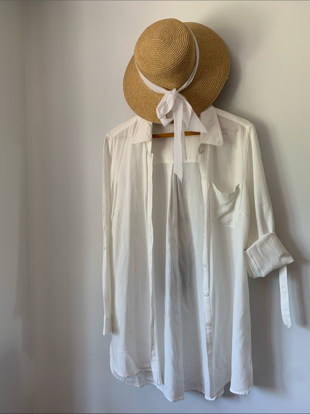 Tribal White Blouse